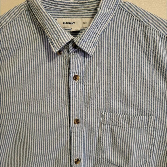 Men's Old Navy Short Sleeve Shirt (XL Slim) - Picture 3 of 5